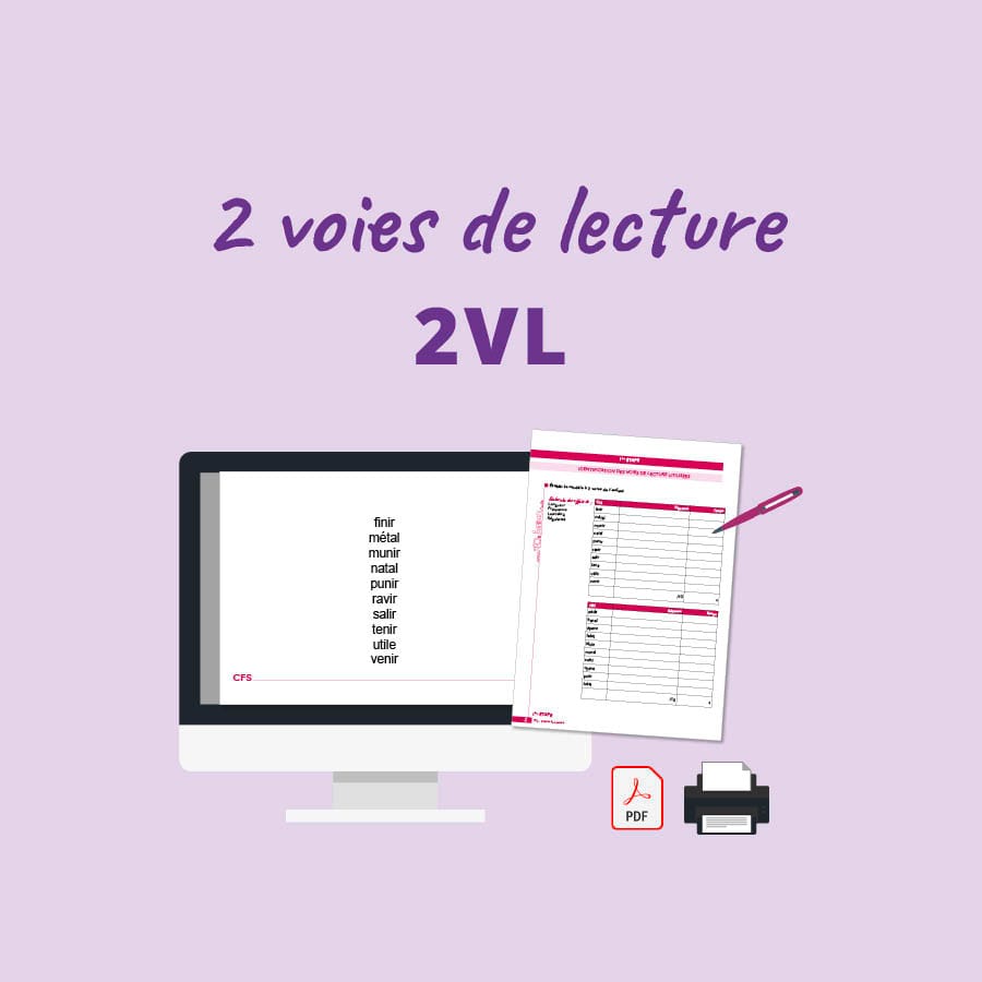 Le modèle à 2 voies de lecture - Évaluation matériel orthophoniste