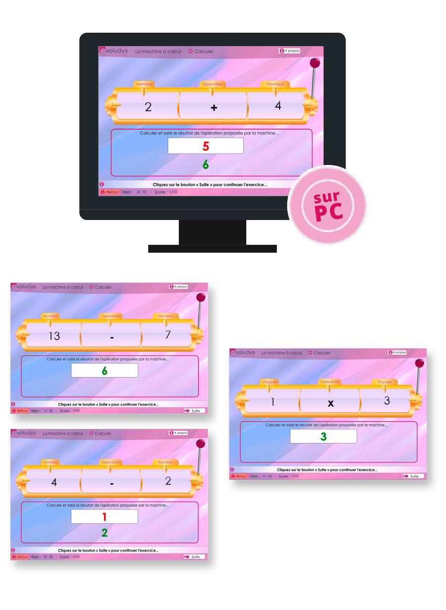 Rééducation numération entière Généralisation - matériel orthophoniste