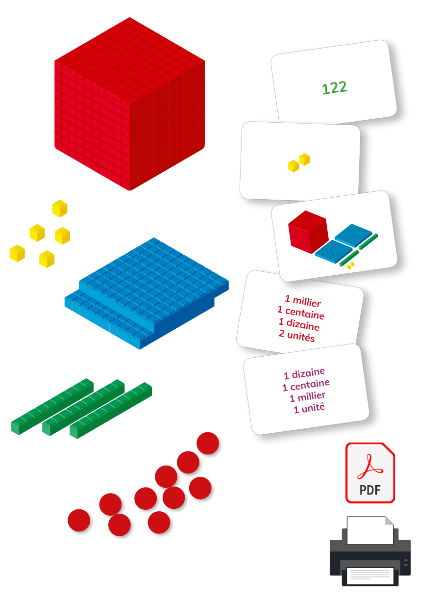 Rééducation numération entière Généralisation - matériel orthophoniste