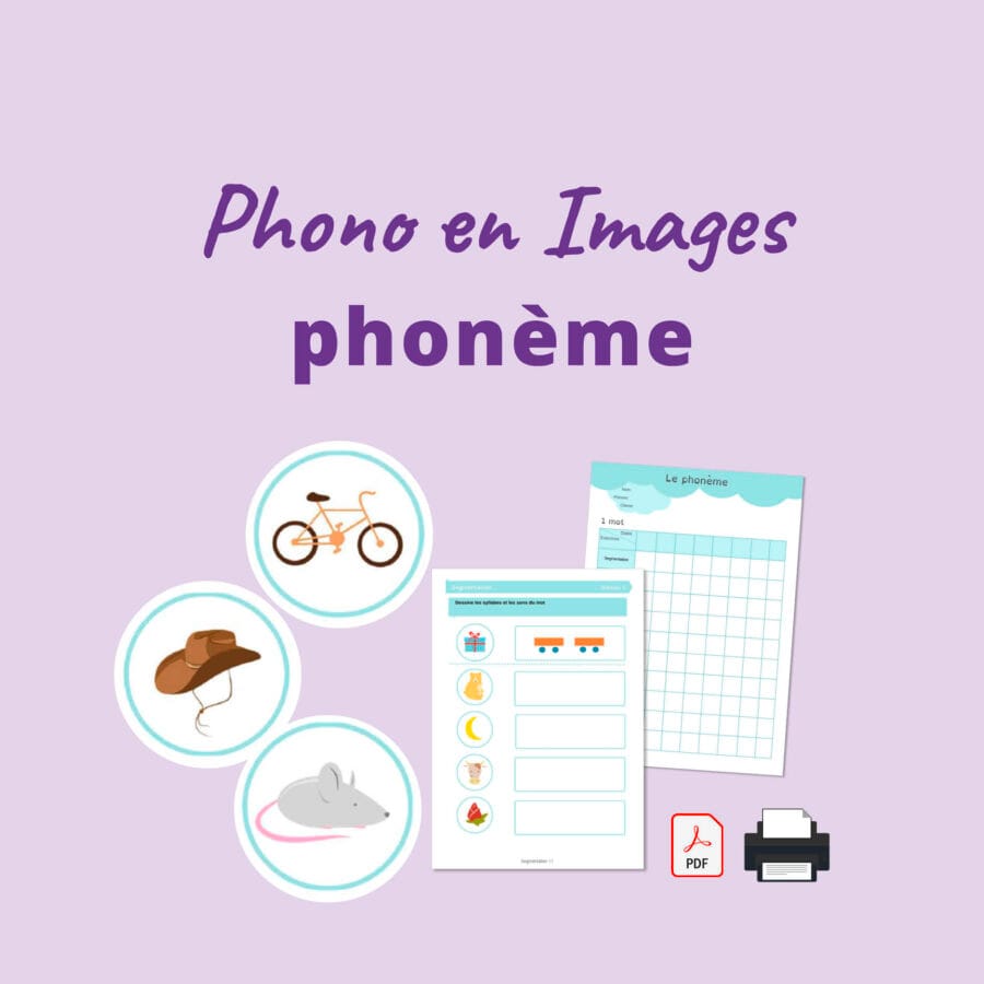 Rééducation Phono en image phonème - matériel orthophoniste