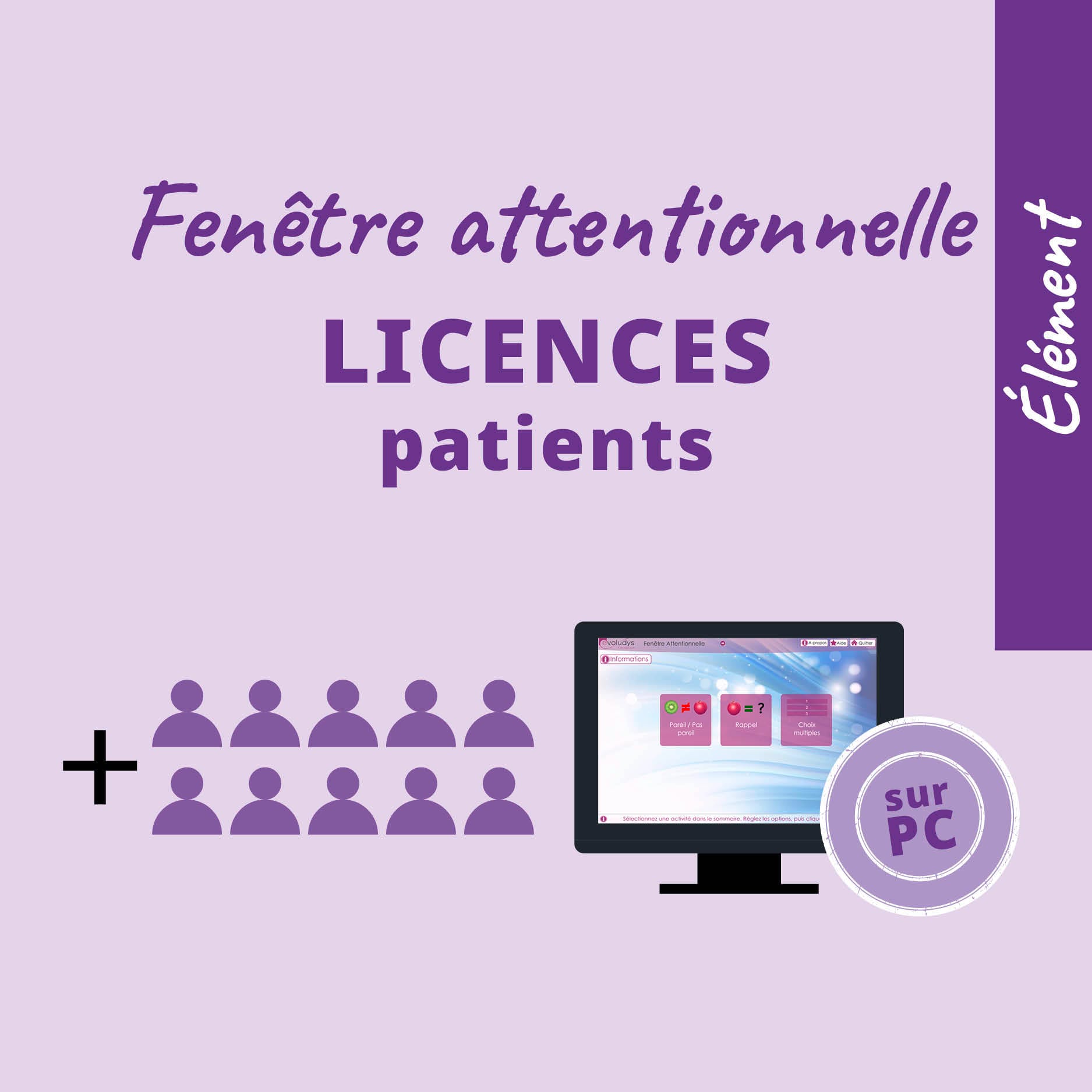 Fenêtre Attentionnelle Licences Patients