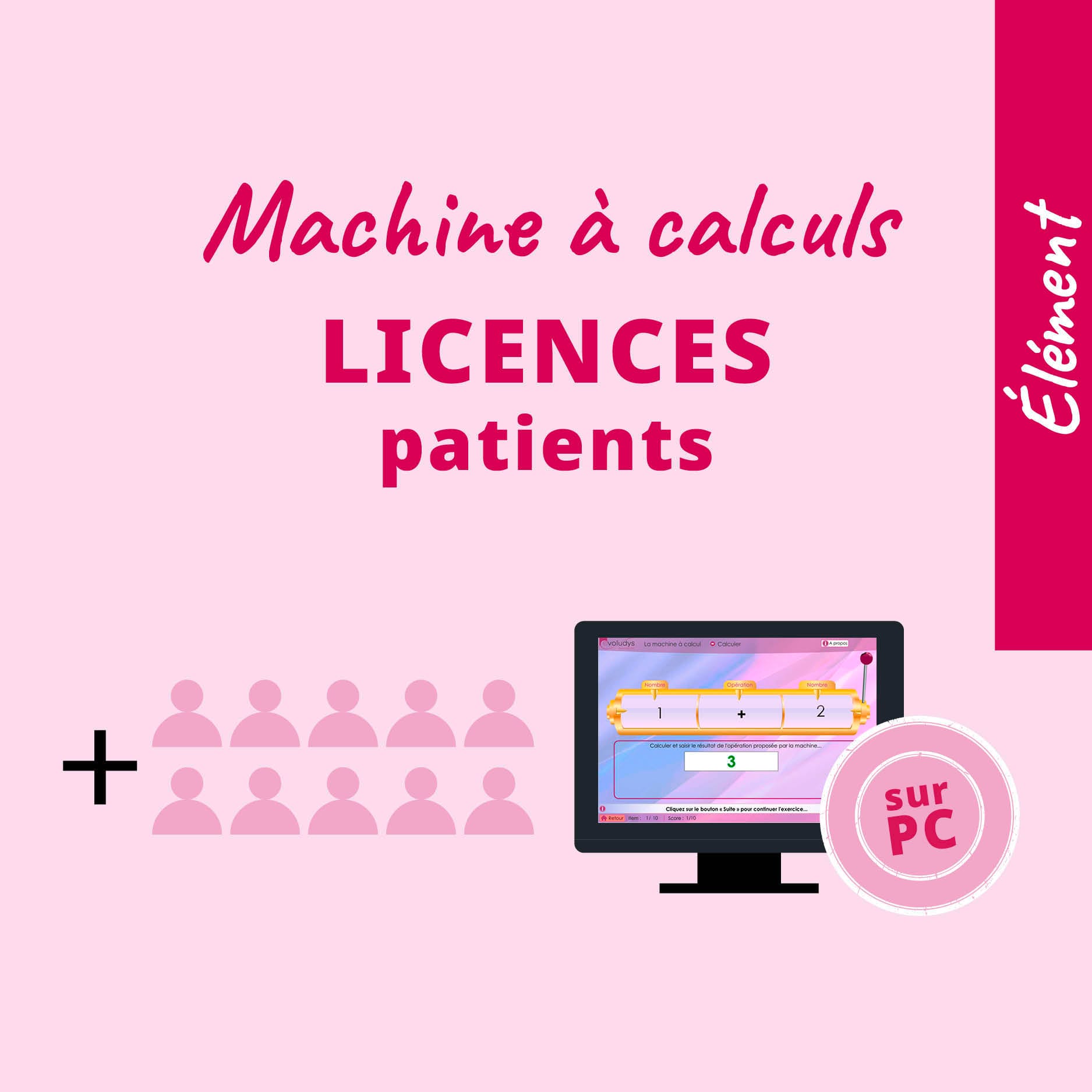 Rééducation Faits numériques logiciel orthophoniste