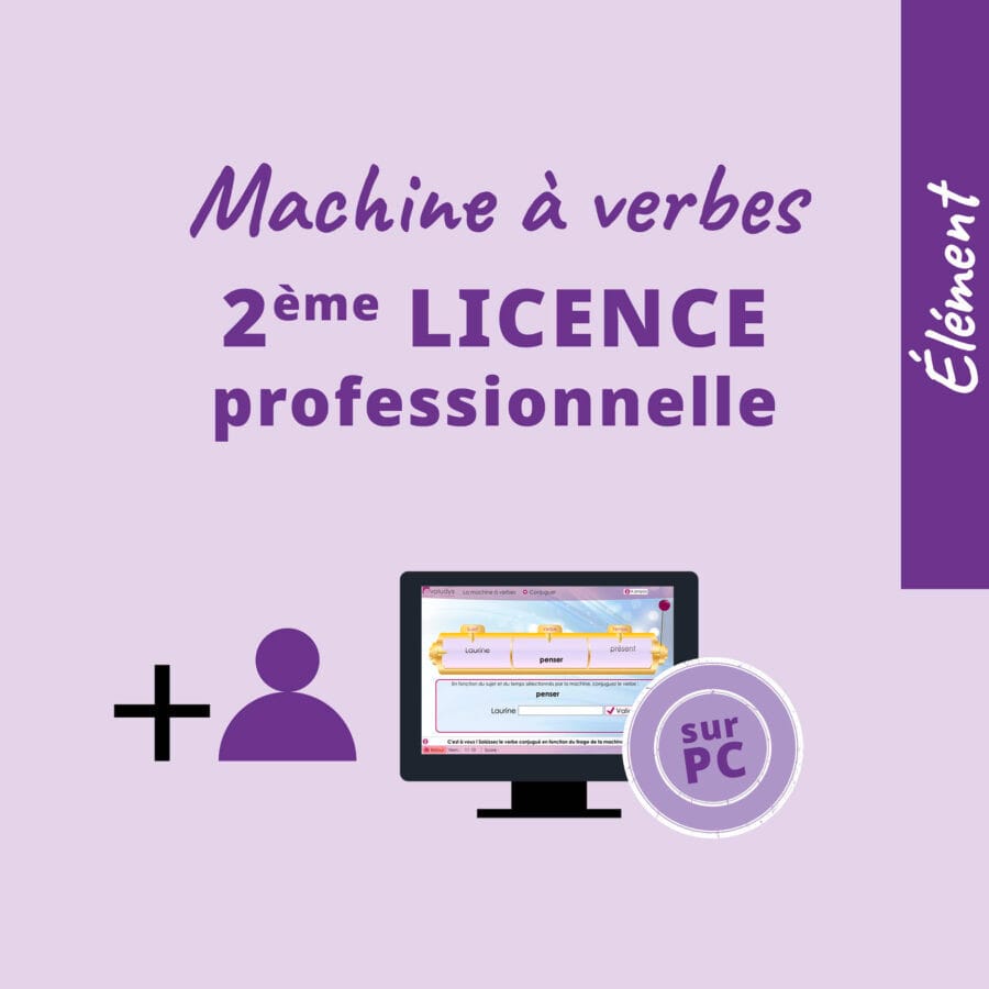 Machine à verbes Licence Professionnelle
